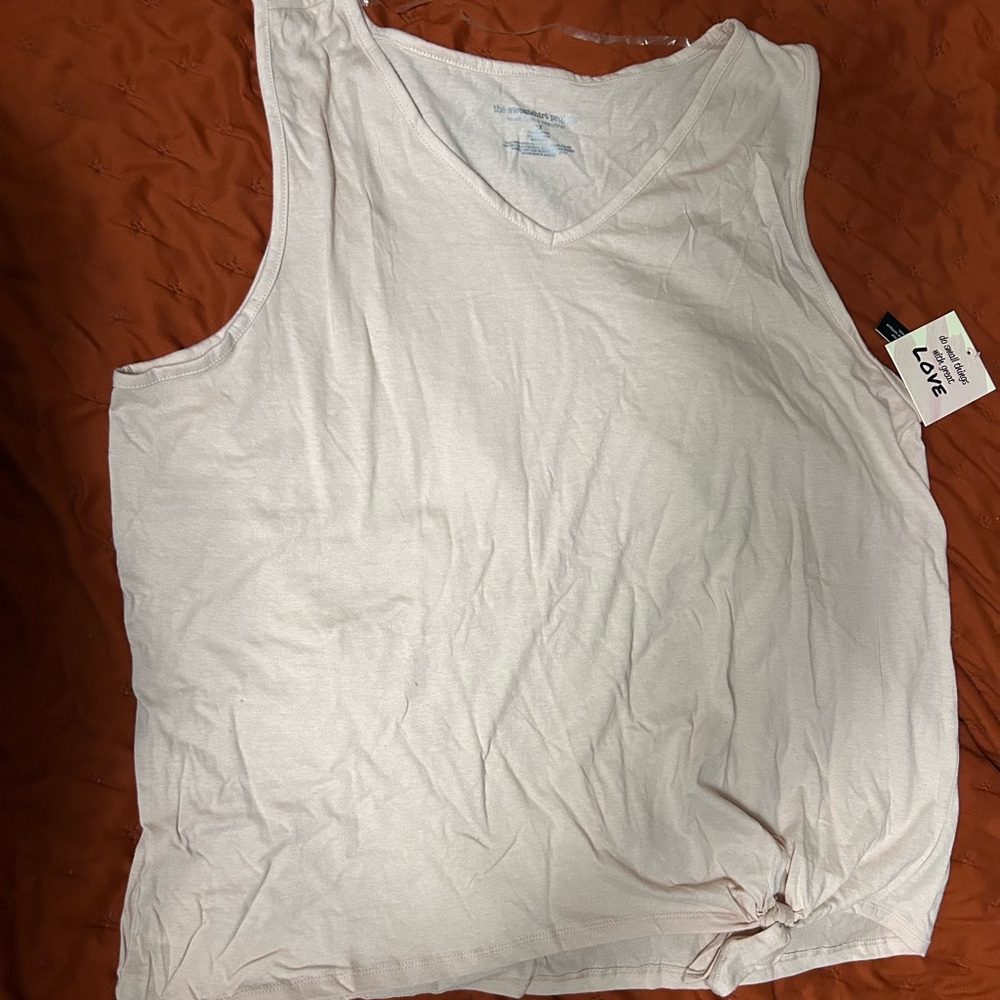 NWT plus size pink tank 2X